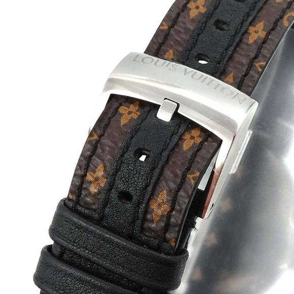 Louis Vuitton Tambour GM QA157Z Men's Watch 12P Diamond Quartz - Picture 7 of 8